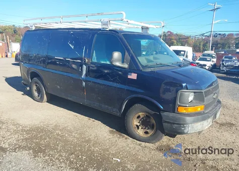 2007 Chevrolet Express Work Van from USA, damaged, VIN 1GCGG25V771231296